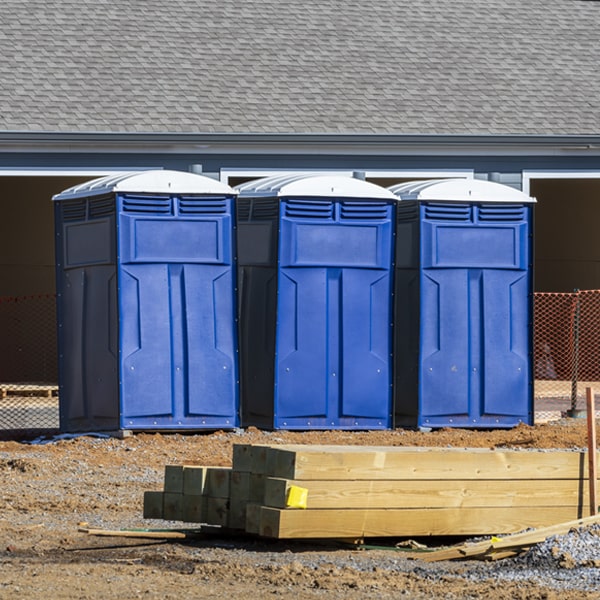 how do you dispose of waste after the porta potties have been emptied in South Hill